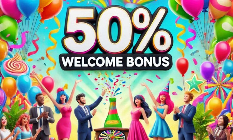 50% Welcome Bonus