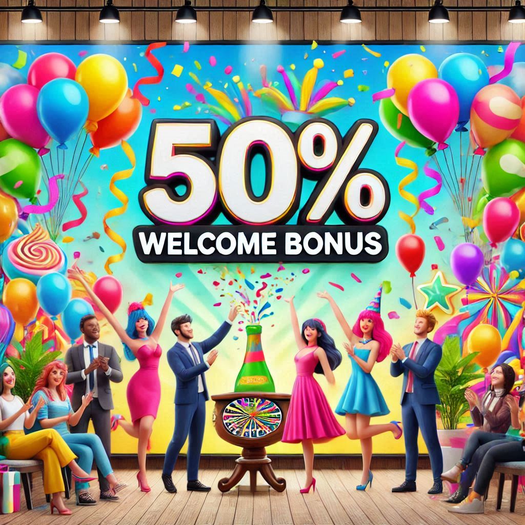 50% Welcome Bonus